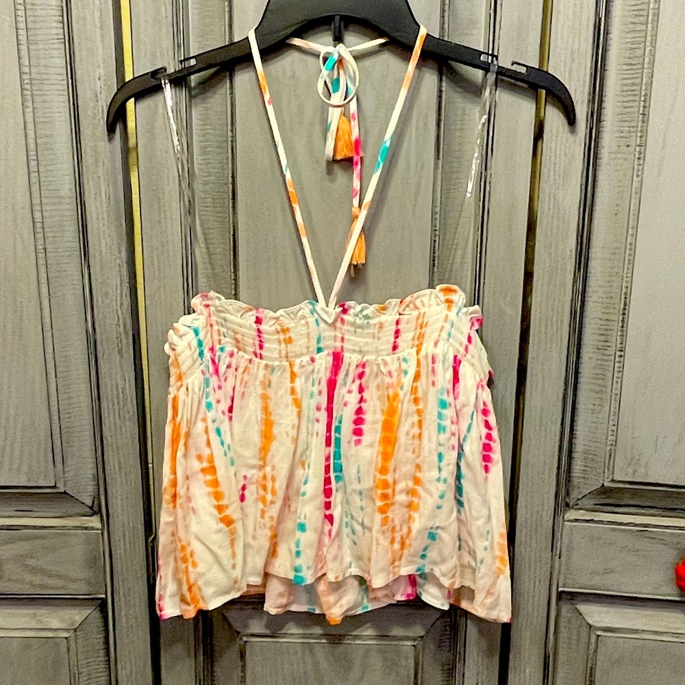 Tie dye halter